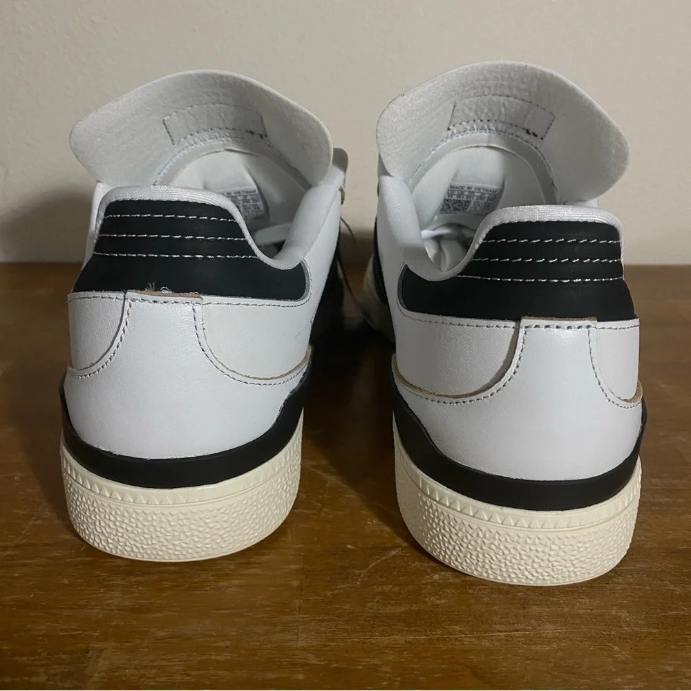 adidas dennis busenitz White Leather Black Off White Skateboarding - Size 9.5